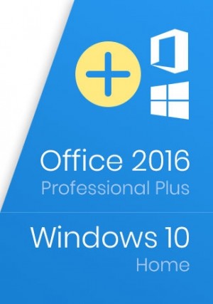 Windows 10 Home Key + Office 2016 Professional Plus Key - Package