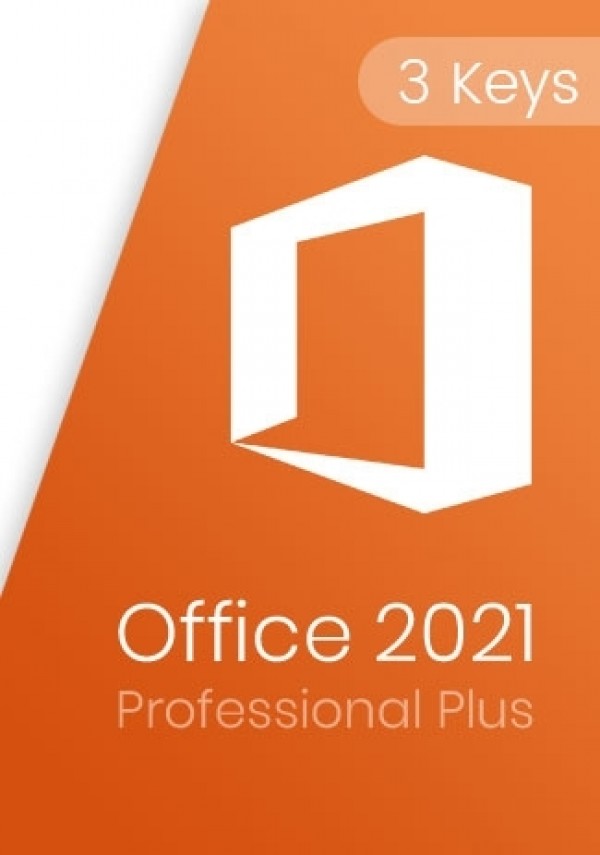 3 Office 2021 Pro Plus Keys Pack 