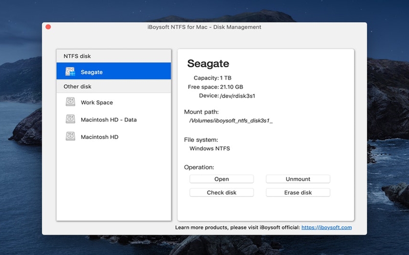 iBoysoft NTFS for Mac key